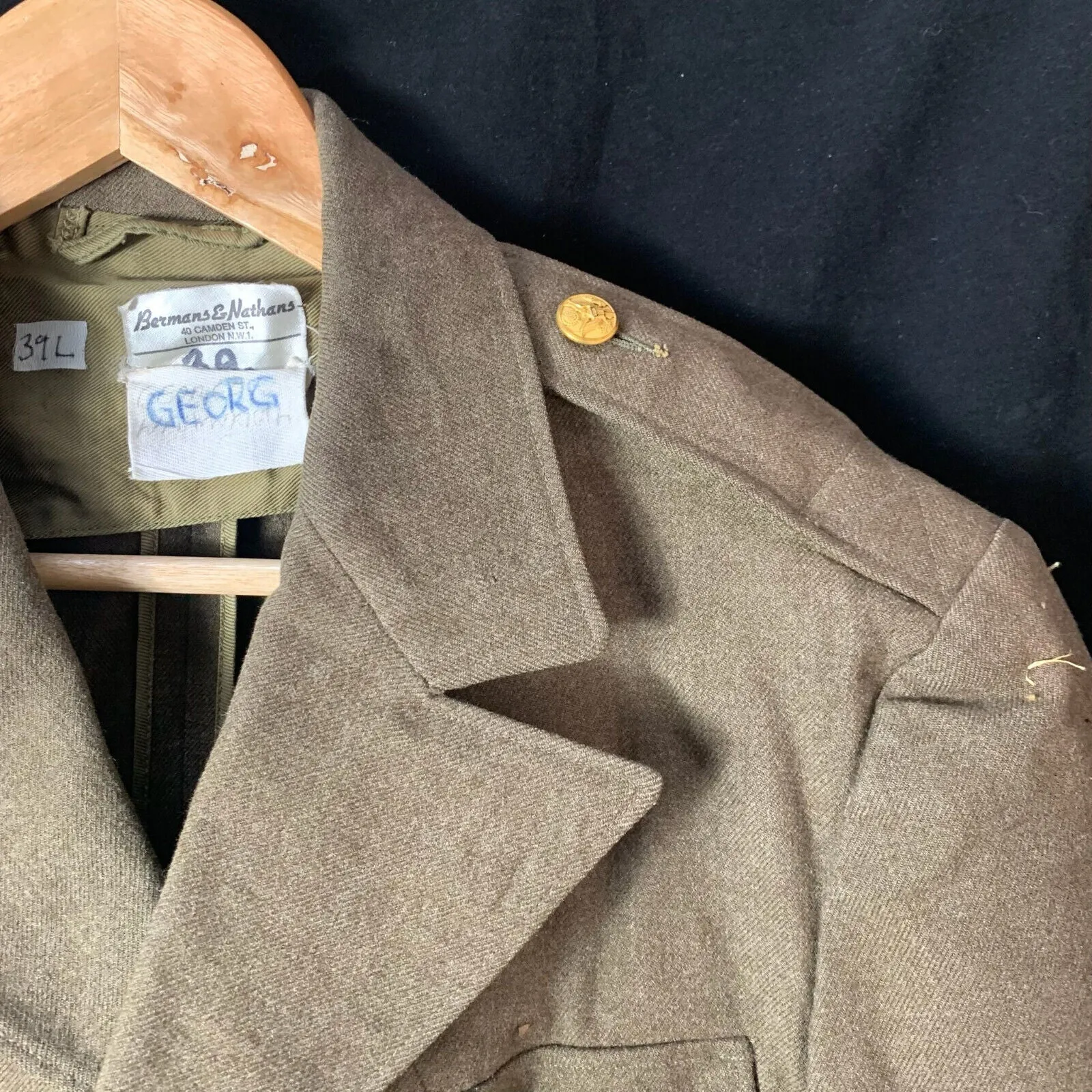 Original WW2 US Army Class A Dress Jacket 1942 - Private Ryan Prop - 39" Large
