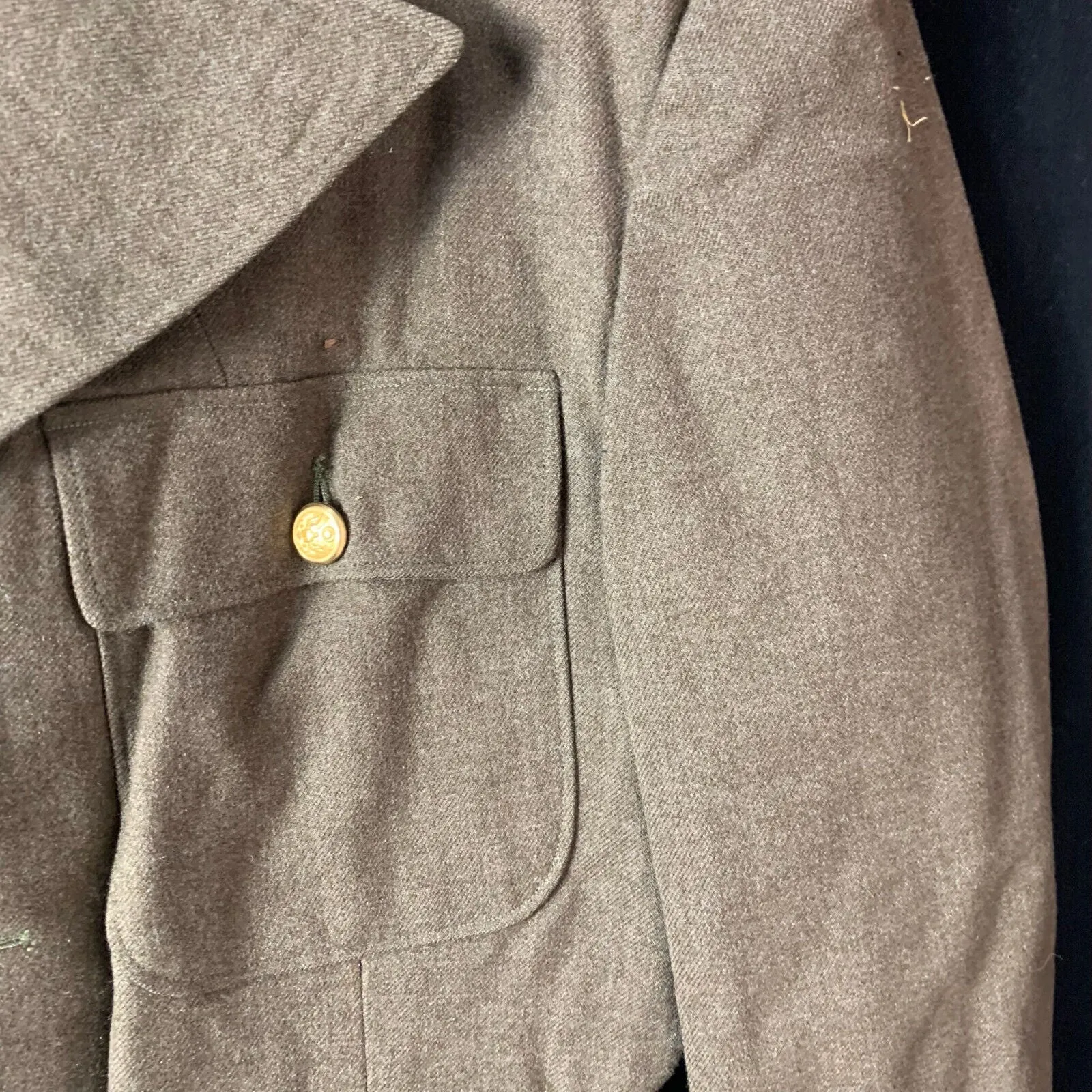Original WW2 US Army Class A Dress Jacket 1942 - Private Ryan Prop - 39" Large