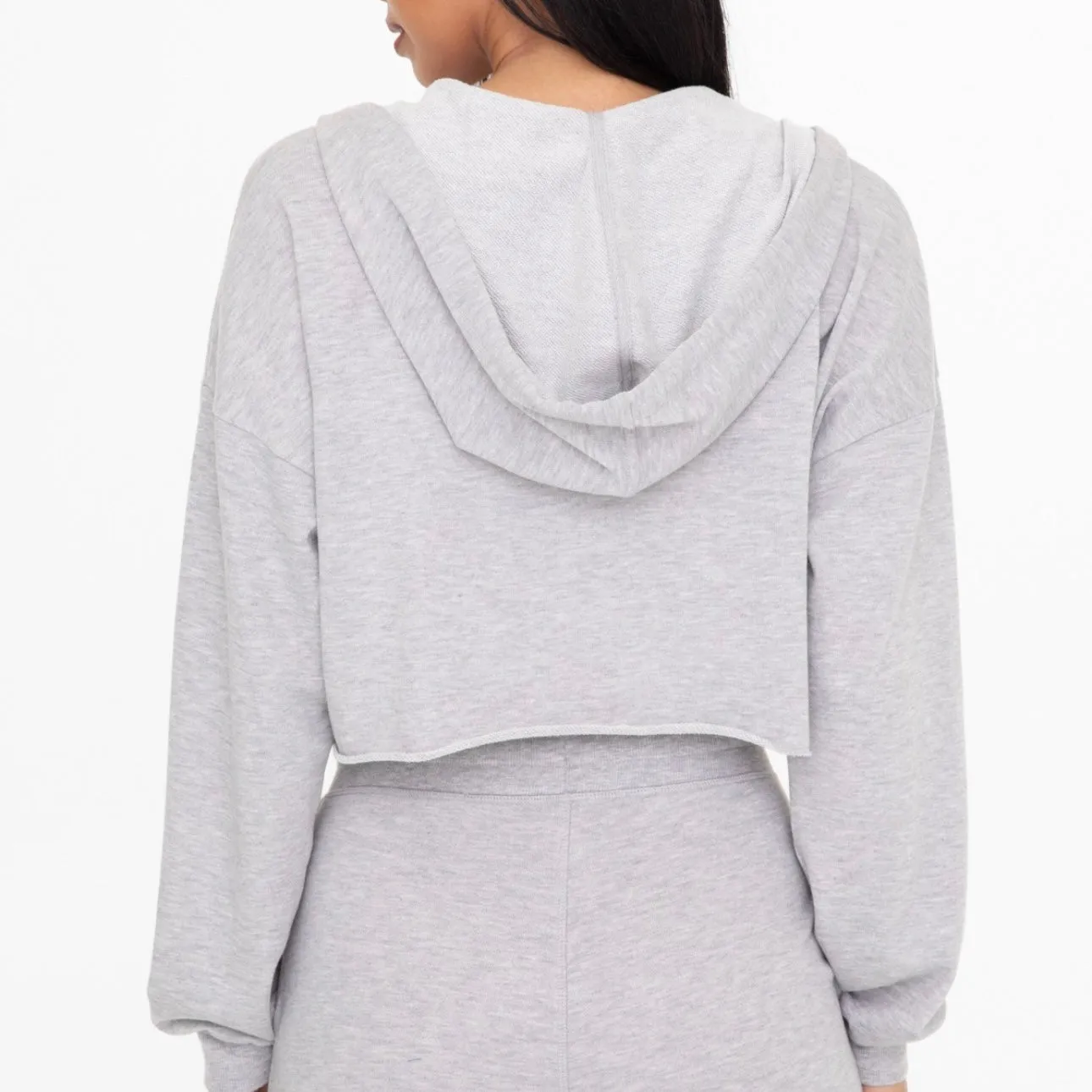 Out The Door Zip-Up Jacket  - Grey
