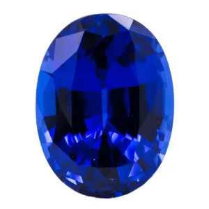 Oval Chatham Lab-Grown Blue Sapphire Gems