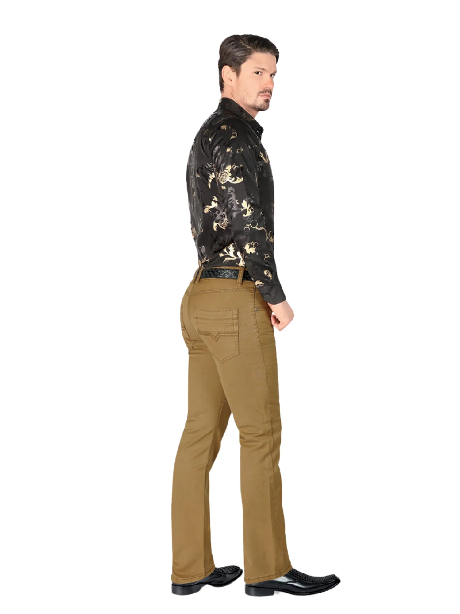 Pantalon Vaquero de Mezclilla Stretch para Hombre 'Montero' - ID: 5573