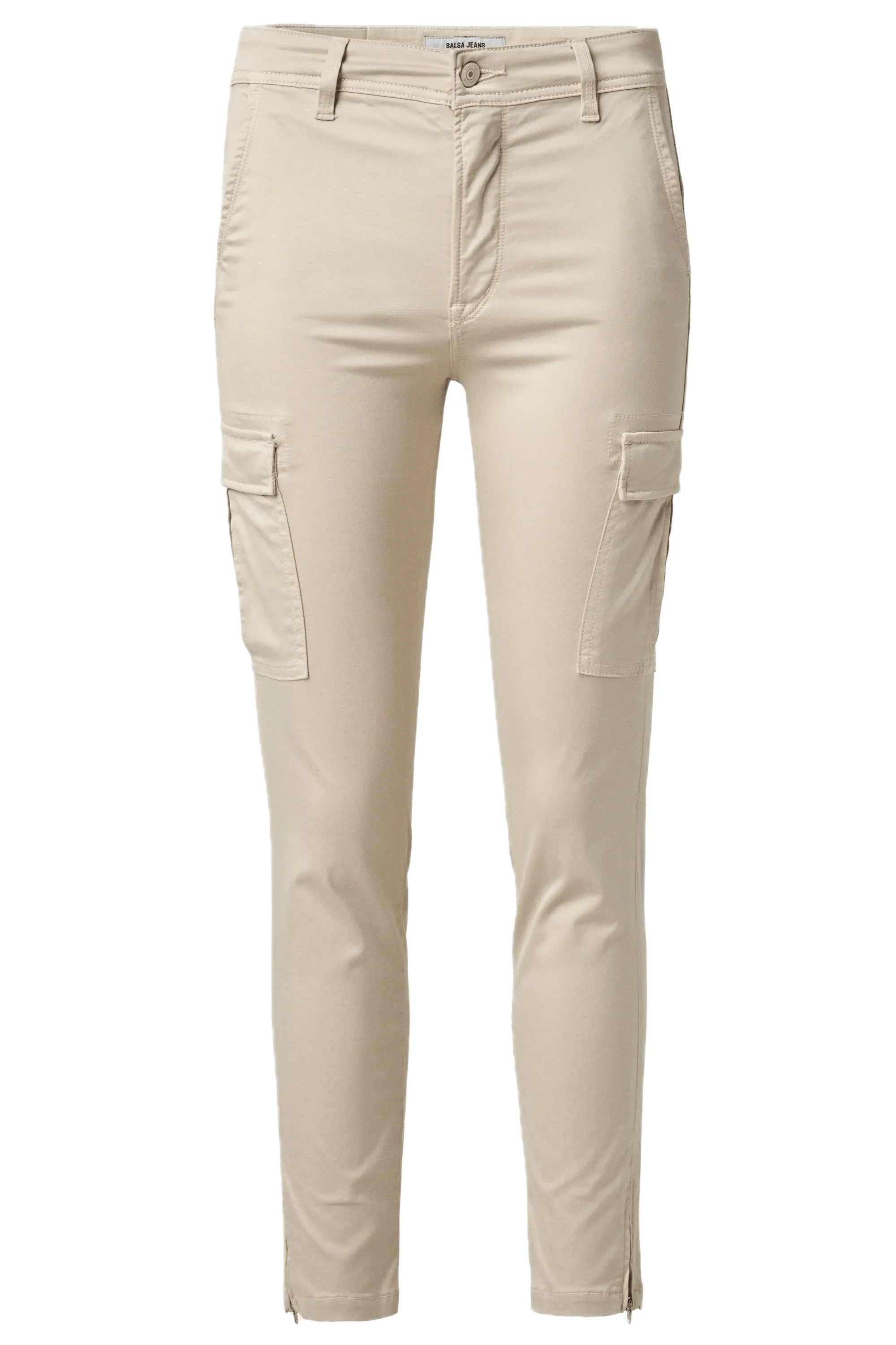 Pantalones Salsa Jeans Push In Faith Cargo Pearl
