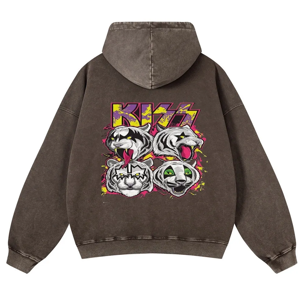 Parihar Men's Rock Band Pullover Hoodies