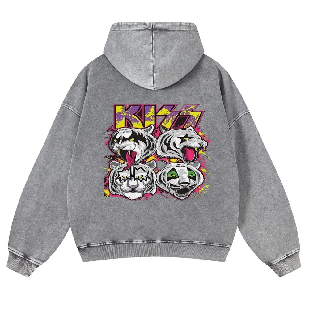 Parihar Men's Rock Band Pullover Hoodies