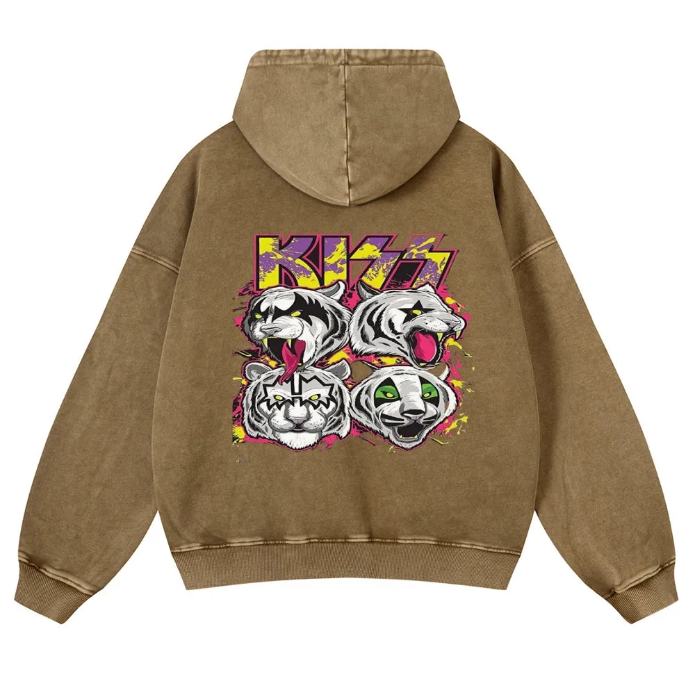 Parihar Men's Rock Band Pullover Hoodies