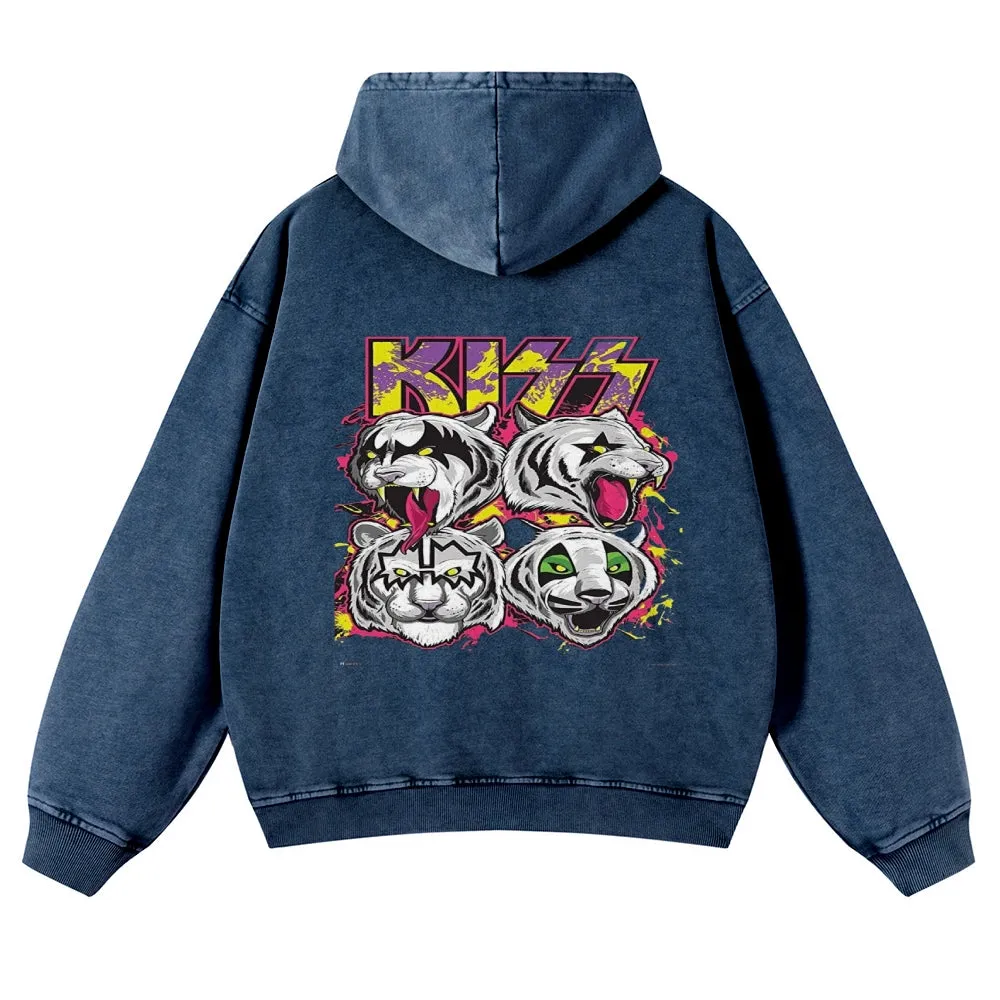 Parihar Men's Rock Band Pullover Hoodies