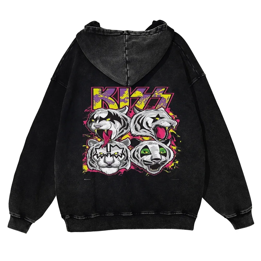 Parihar Men's Rock Band Pullover Hoodies
