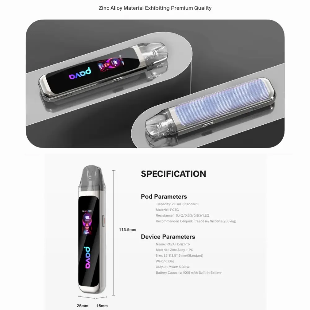 PAVA Horiz Pro Vape Kit