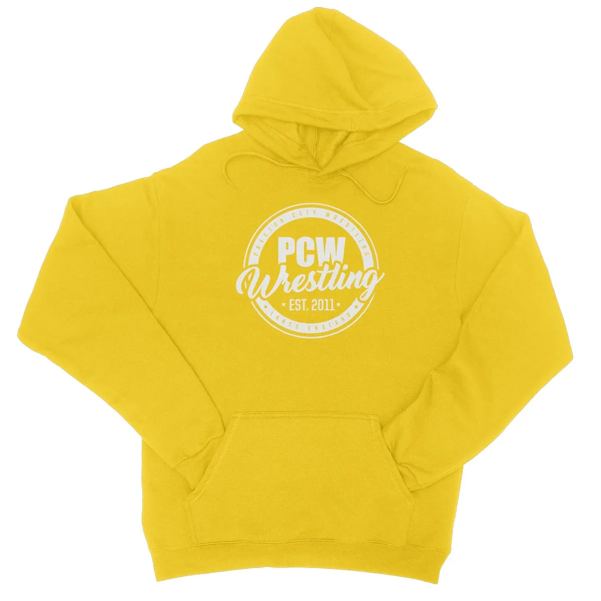PCW UK White Roundel Logo College Hoodie
