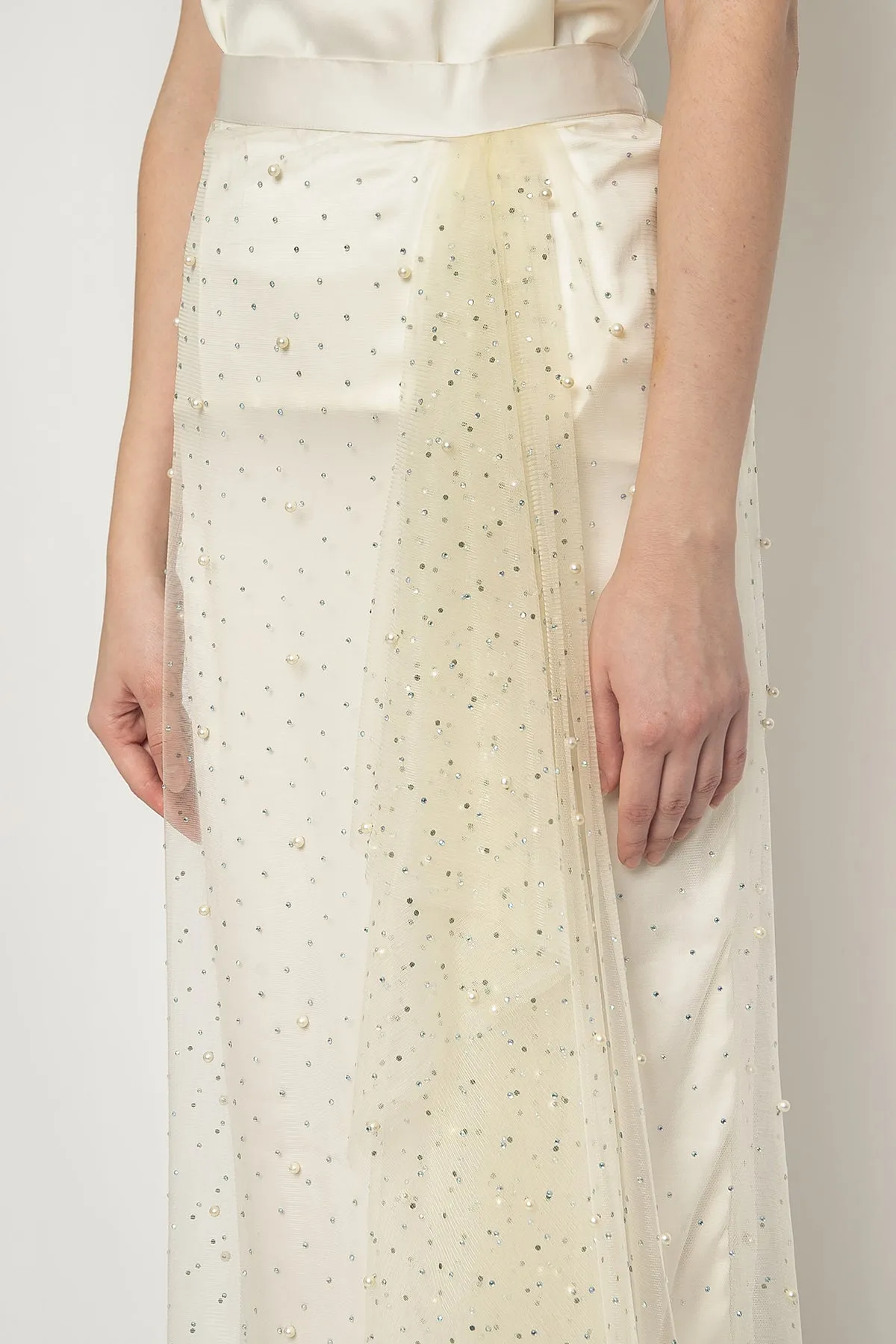 Pearly Skirt in Ivory