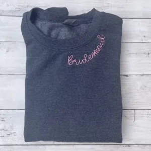 Personalized Bridesmaid Sweatshirt