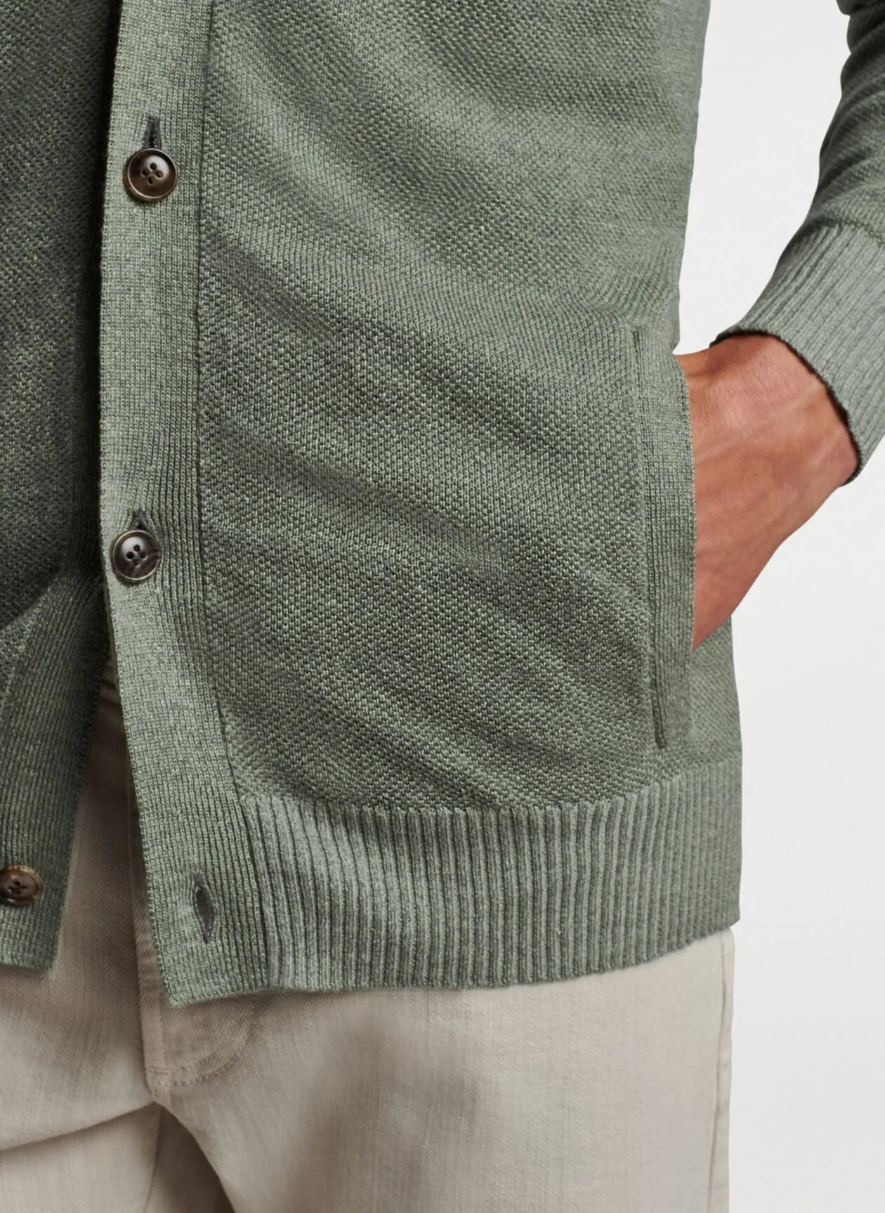 Peter Millar Glasgow Button Front Sweater