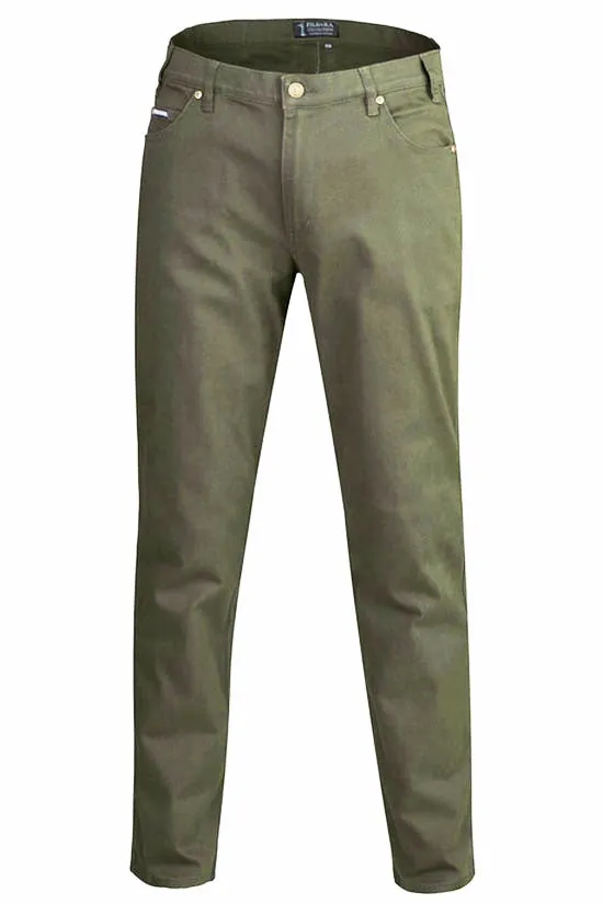 Pilbara Men's Cotton Stretch Jean - Seagrass
