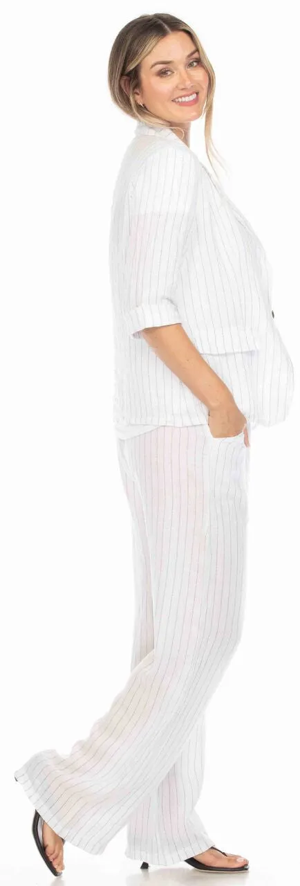Pinstripe Blazer
