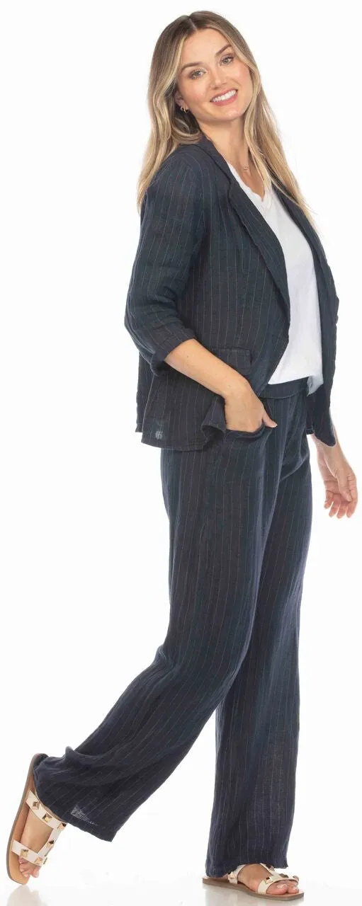 Pinstripe Blazer