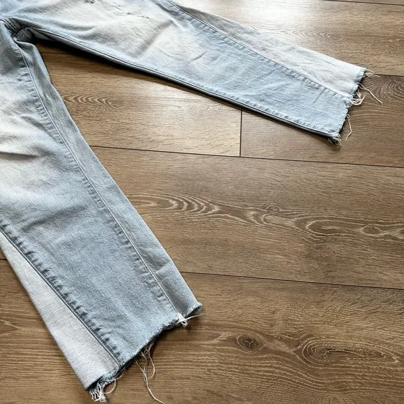 •Pistola• Anthropologie High Rise Two Toned Cropped Jeans