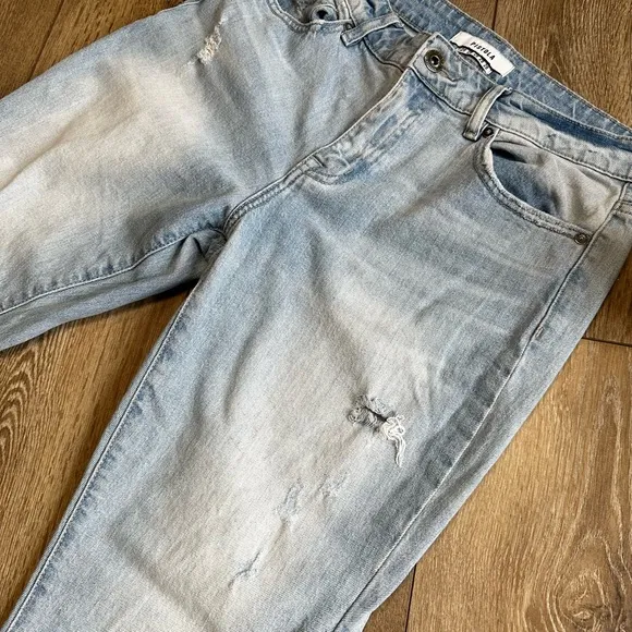 •Pistola• Anthropologie High Rise Two Toned Cropped Jeans