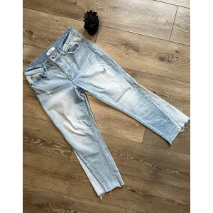 •Pistola• Anthropologie High Rise Two Toned Cropped Jeans