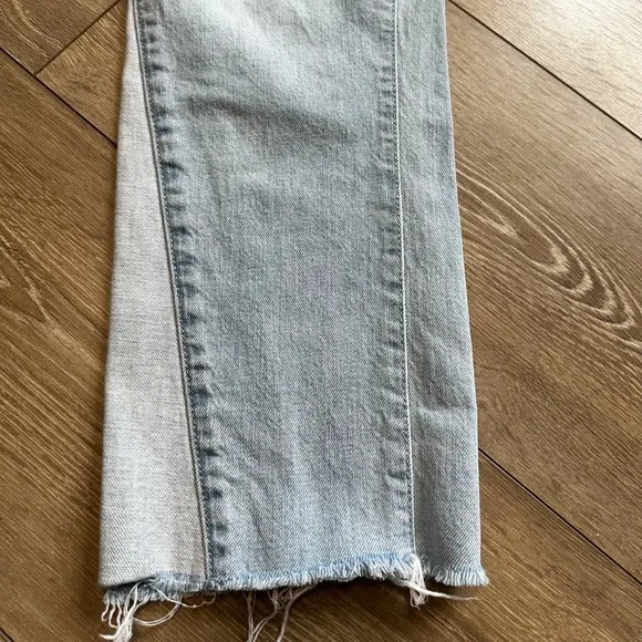 •Pistola• Anthropologie High Rise Two Toned Cropped Jeans
