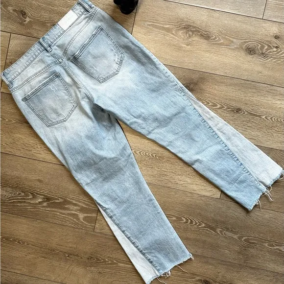 •Pistola• Anthropologie High Rise Two Toned Cropped Jeans