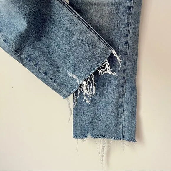 Pistola Lennon High Rise Cropped Boot Jeans in Zina 26 Medium Wash