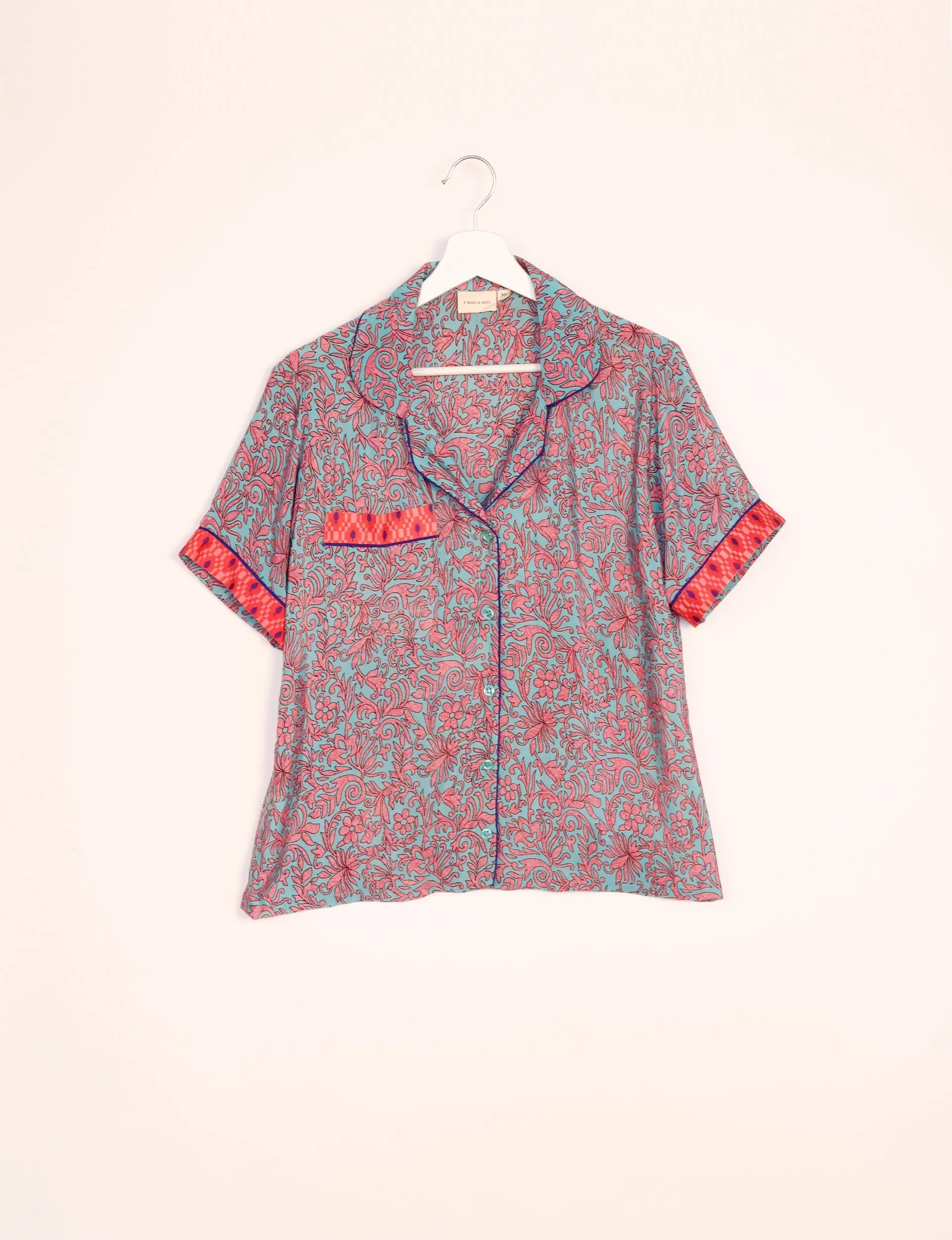 PJ SET SHORT WITH SHORT SLEEVES