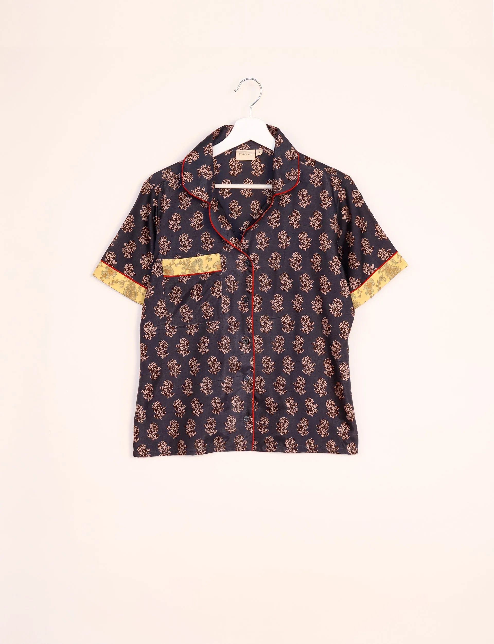 PJ SET SHORT WITH SHORT SLEEVES