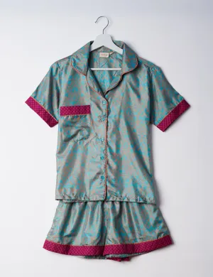 PJ SET SHORT WITH SHORT SLEEVES