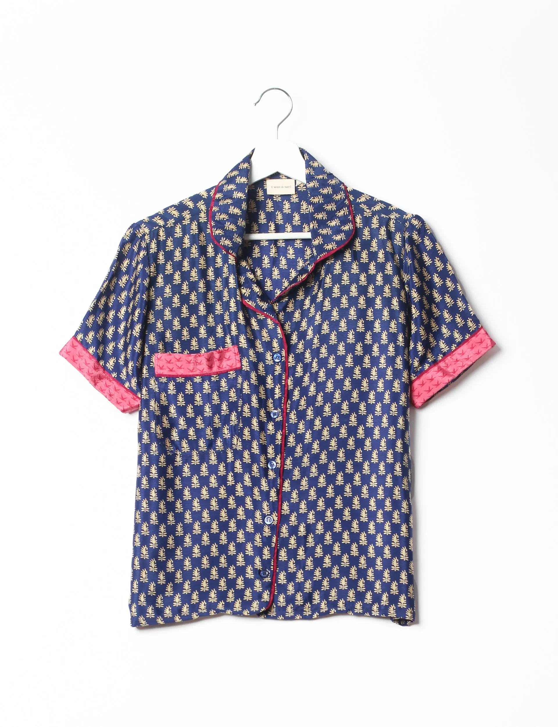 PJ SET SHORT WITH SHORT SLEEVES