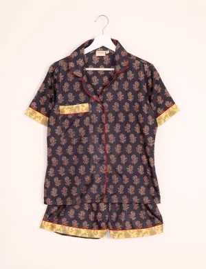 PJ SET SHORT WITH SHORT SLEEVES