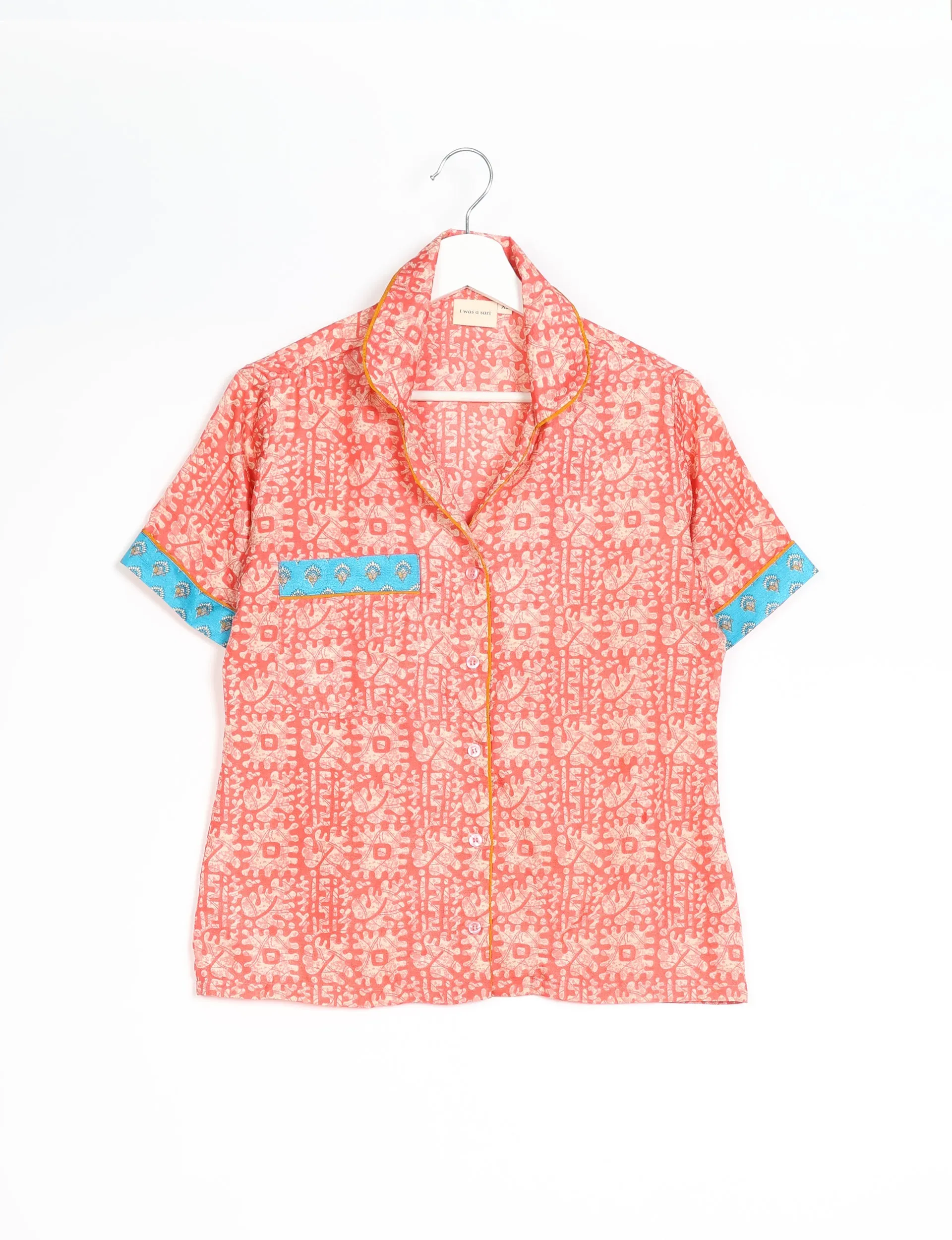 PJ SET SHORT WITH SHORT SLEEVES