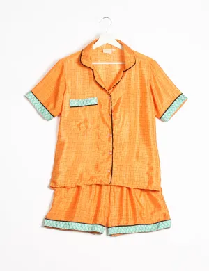 PJ SET SHORT WITH SHORT SLEEVES