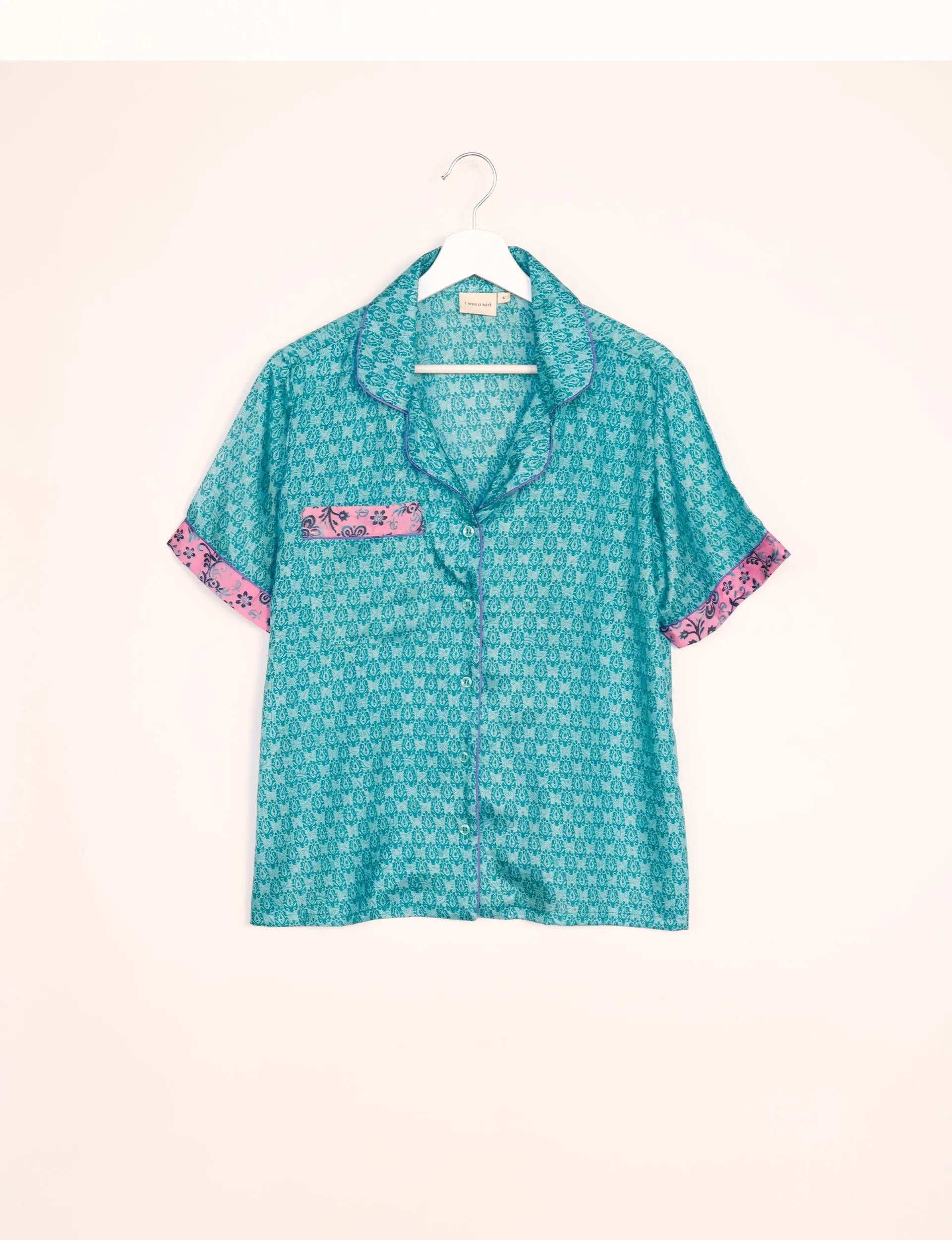 PJ SET SHORT WITH SHORT SLEEVES