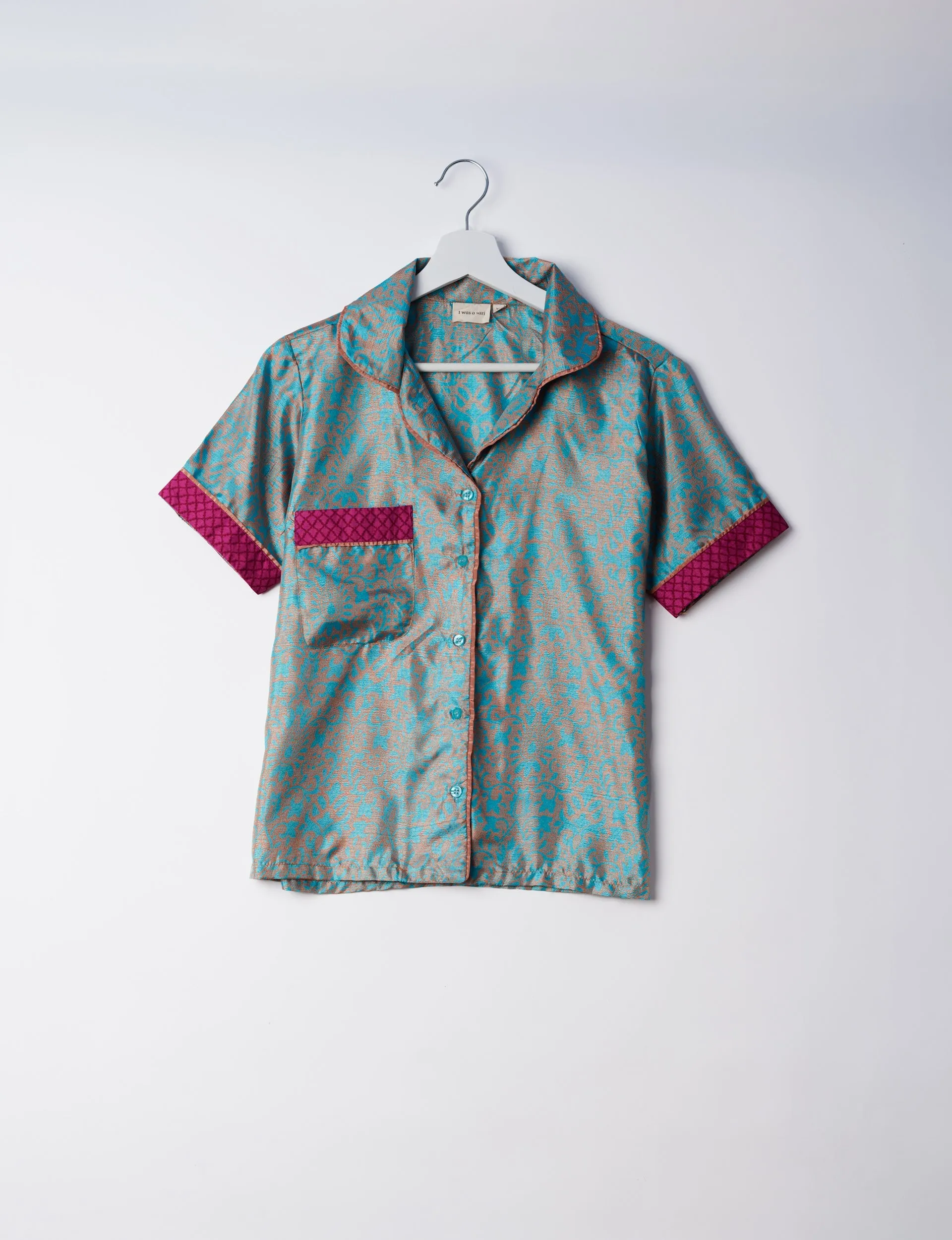 PJ SET SHORT WITH SHORT SLEEVES