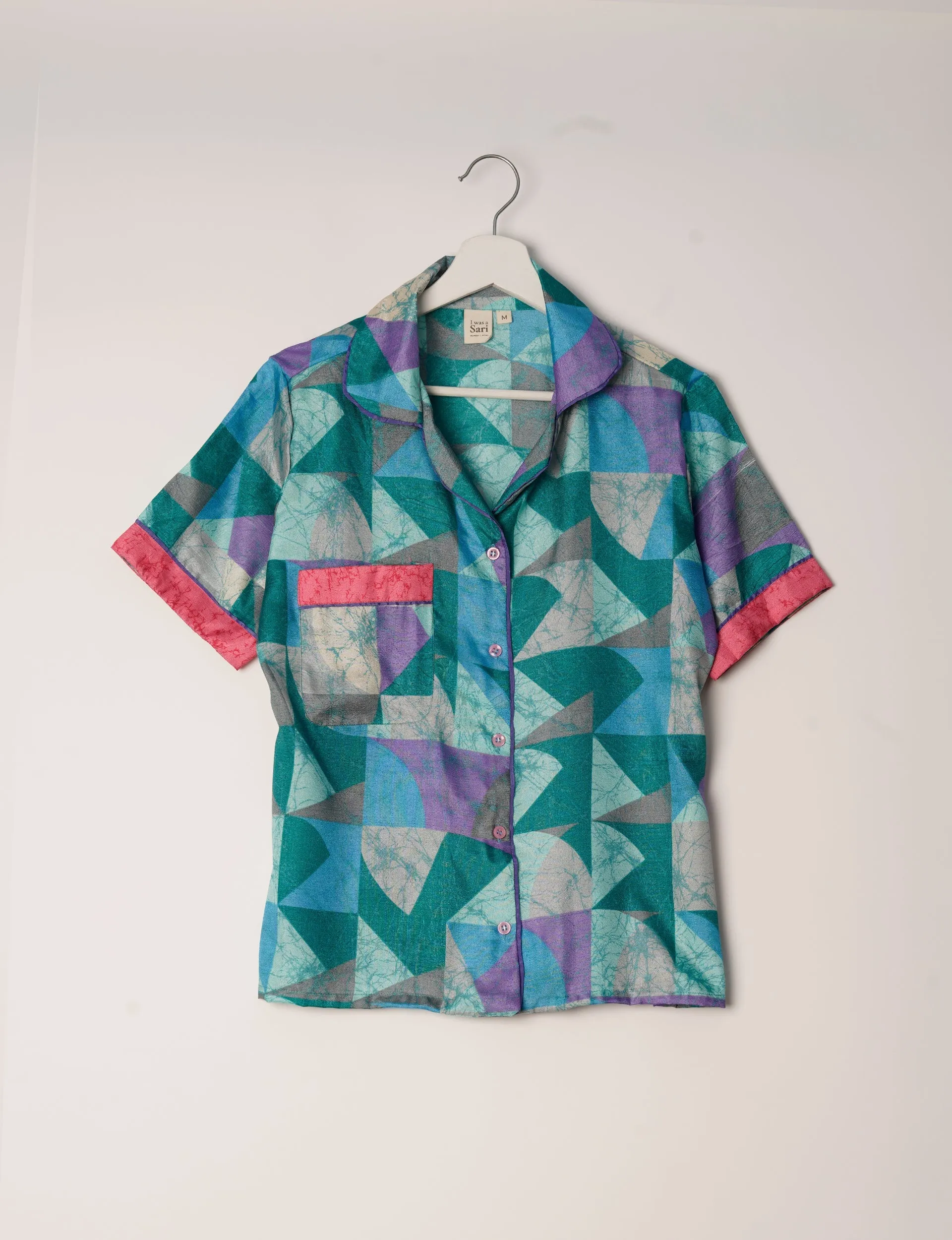 PJ SET SHORT WITH SHORT SLEEVES