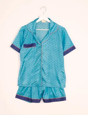 PJ SET SHORT WITH SHORT SLEEVES