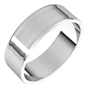 Platinum 6 mm Flat Ultra-Light Band Size 11