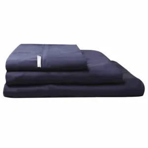 Platinum Collection EGYPTIAN COTTON 400TC SHEET SET - NAVY