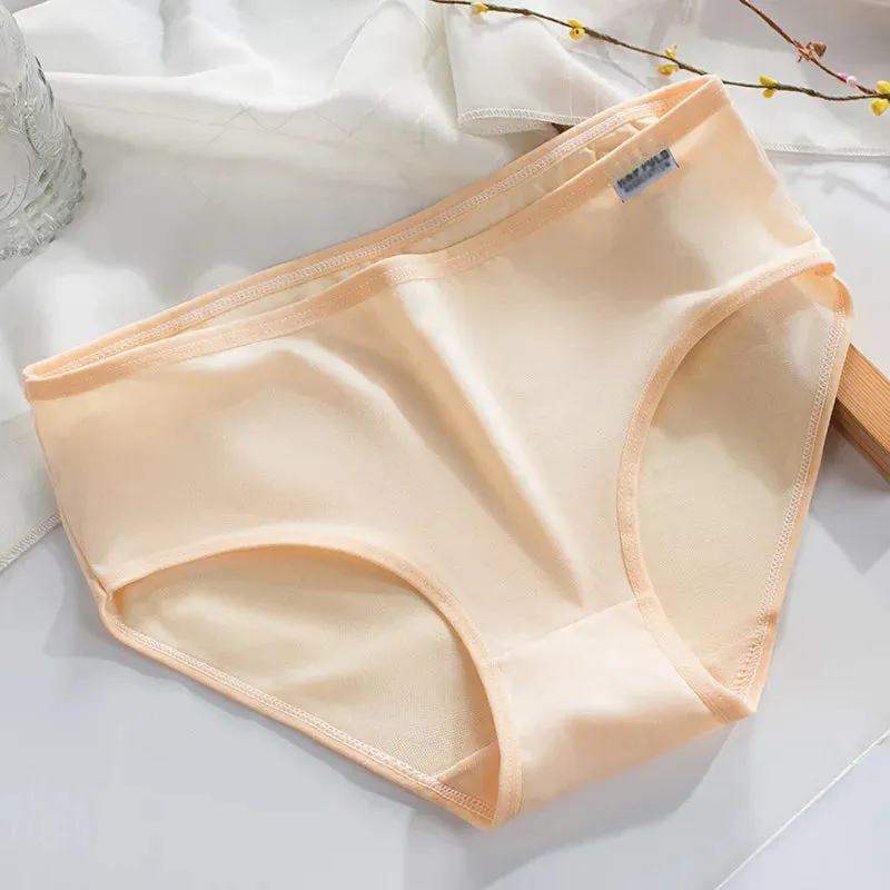 Plus Size Panties 3XL/4XL - Women's Cotton Comfortable Underwear, Solid Color Briefs