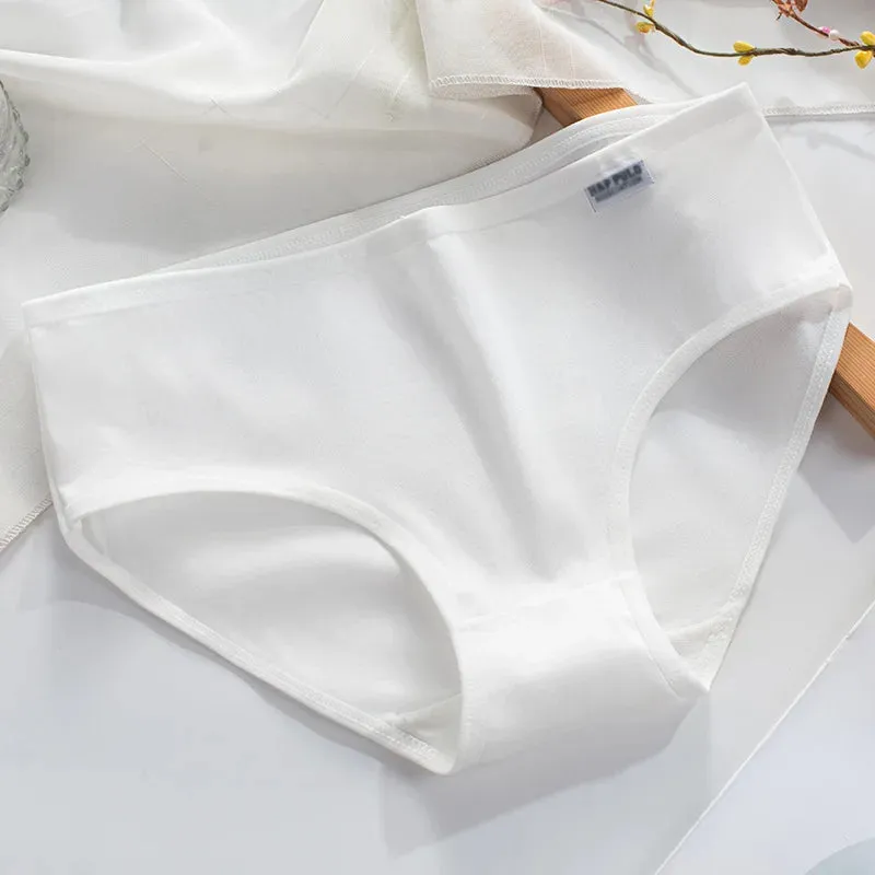 Plus Size Panties 3XL/4XL - Women's Cotton Comfortable Underwear, Solid Color Briefs