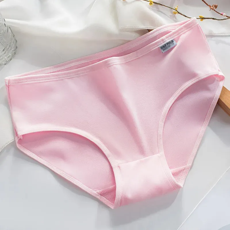 Plus Size Panties 3XL/4XL - Women's Cotton Comfortable Underwear, Solid Color Briefs