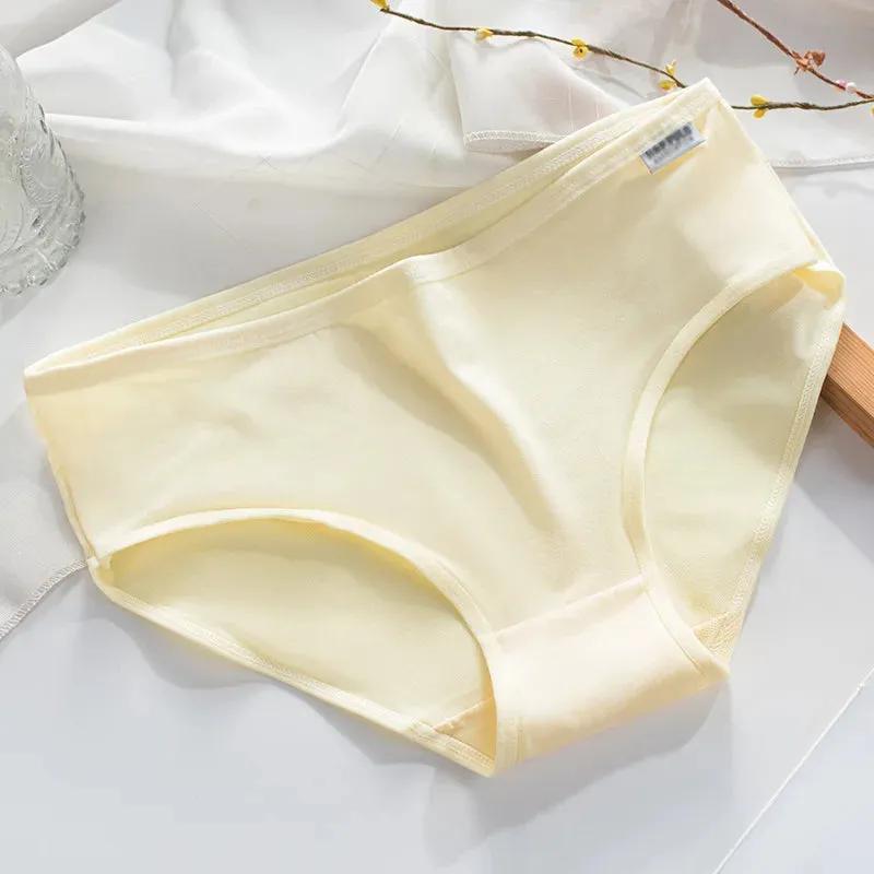 Plus Size Panties 3XL/4XL - Women's Cotton Comfortable Underwear, Solid Color Briefs