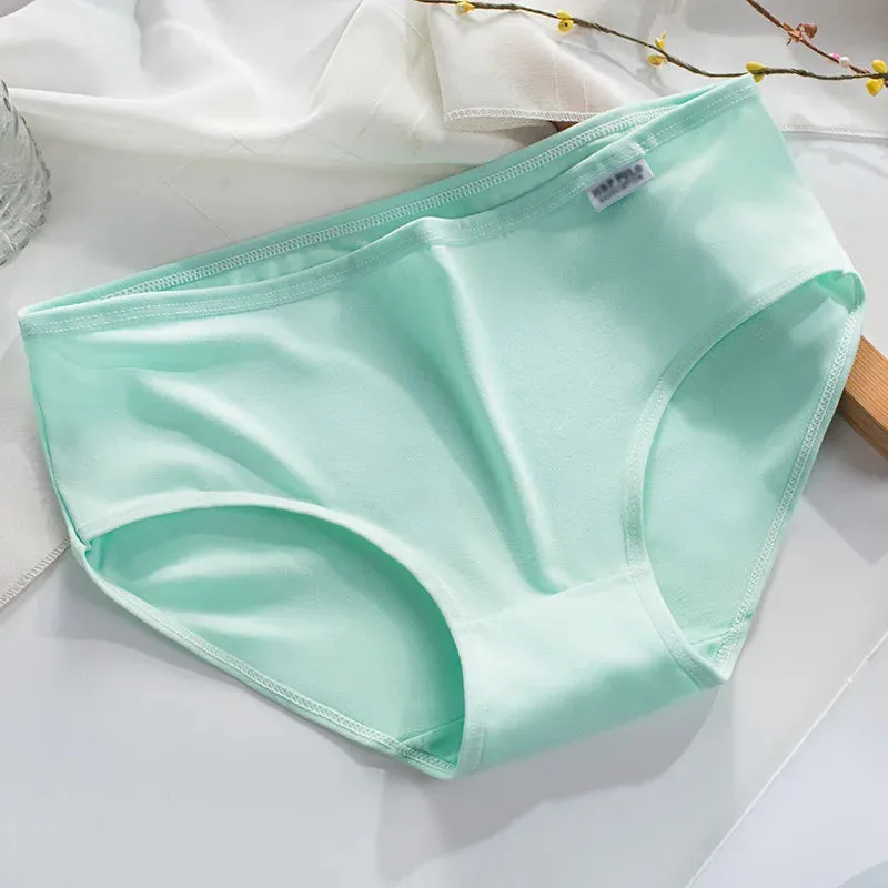 Plus Size Panties 3XL/4XL - Women's Cotton Comfortable Underwear, Solid Color Briefs