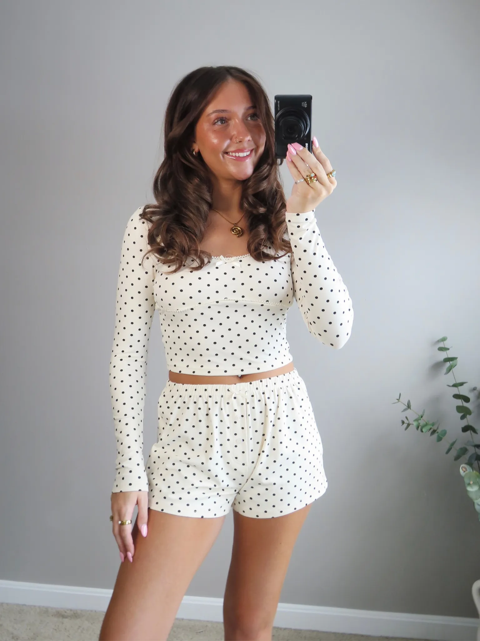 Polkadot love lounge set