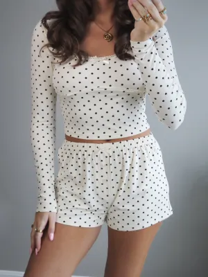 Polkadot love lounge set