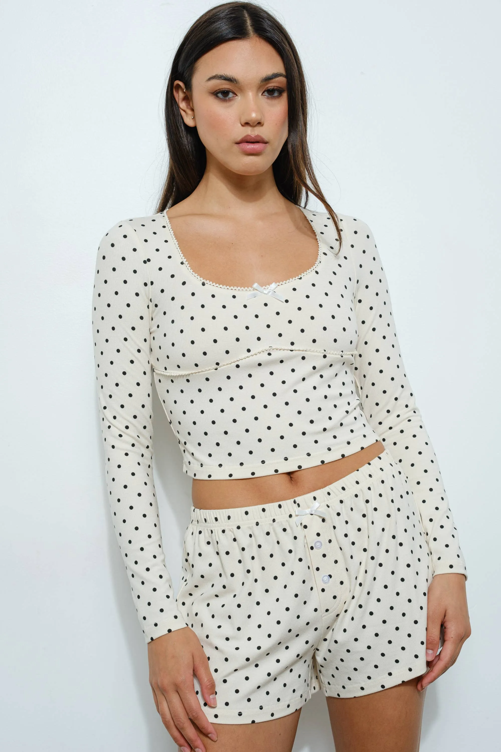 Polkadot love lounge set