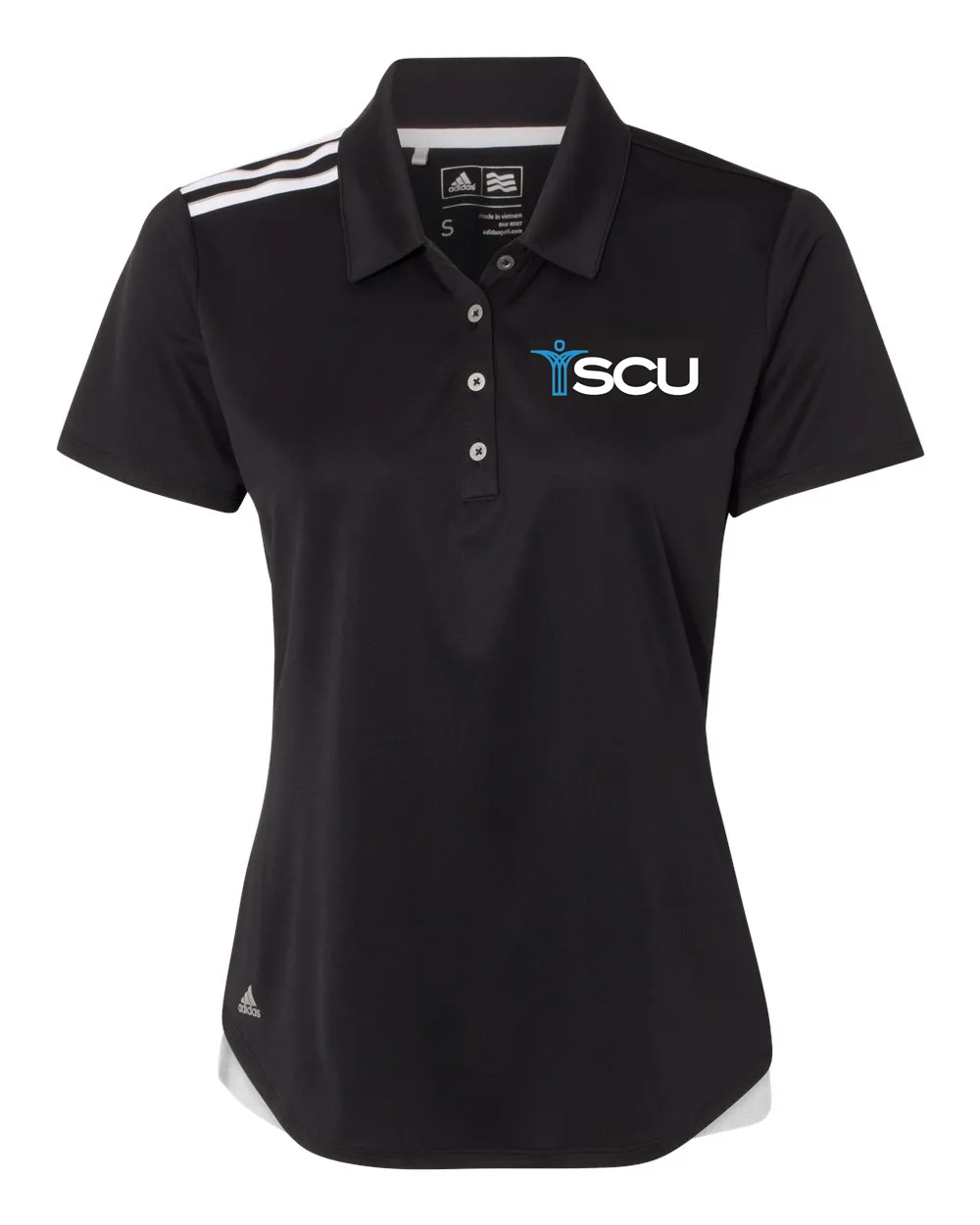 Polo - SCU Adidas Shoulder Stripe Fitted
