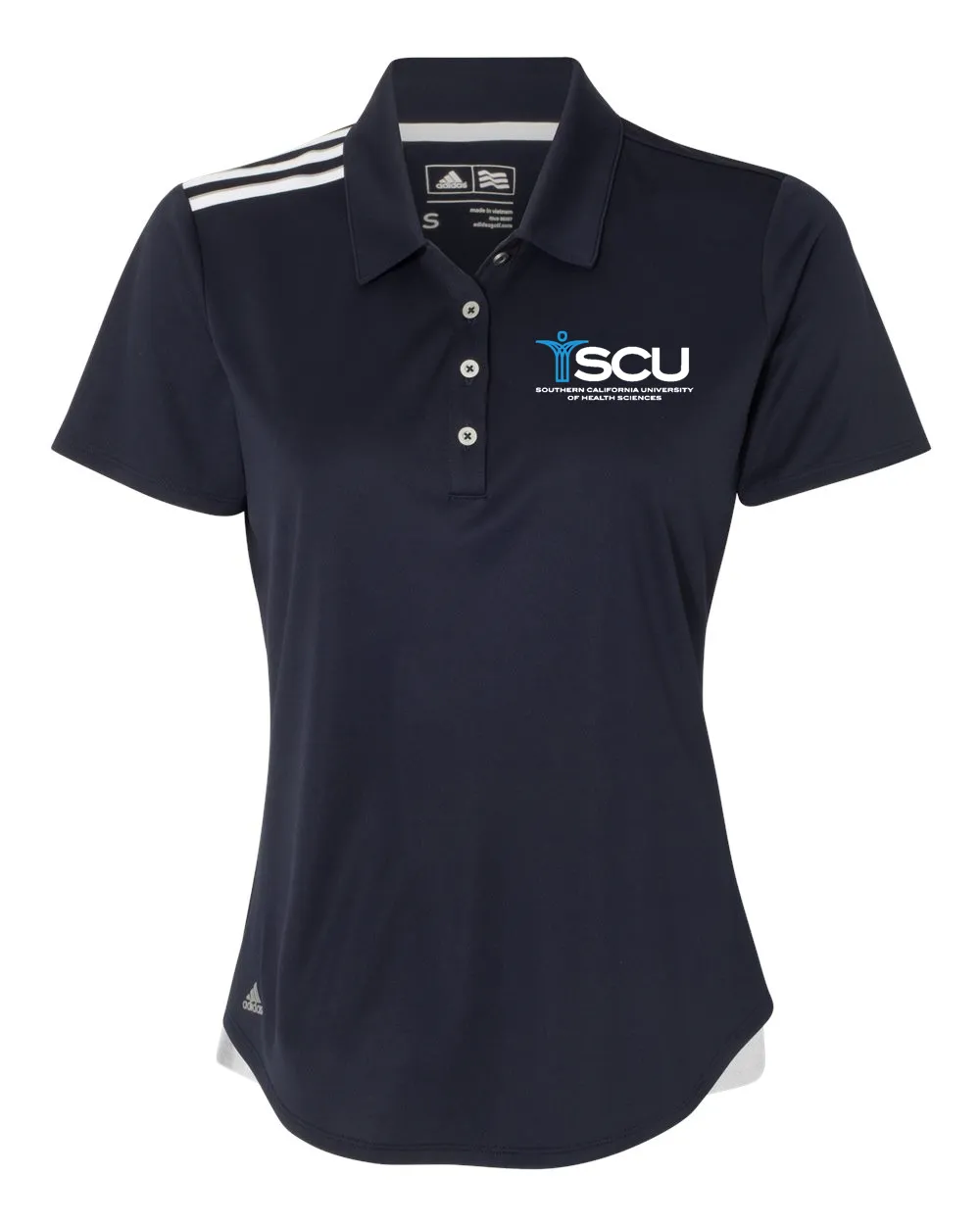 Polo - SCU Adidas Shoulder Stripe Fitted