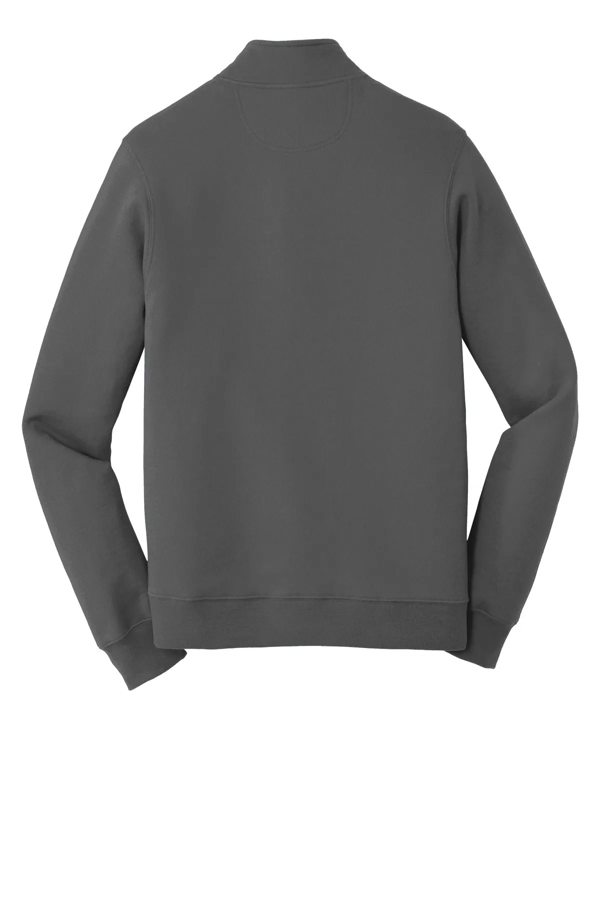 Port & Company Fan Favorite Fleece 1/4-Zip Pullover Sweatshirt. PC850Q Charcoal