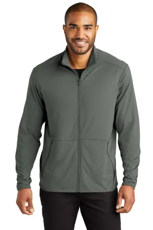 Port Authority Accord Stretch Fleece Full-Zip K595 Pewter